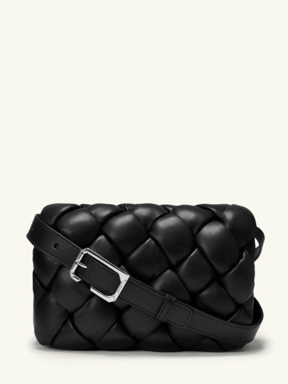 JW PEI Women's Black Quilted Maze Crossbody